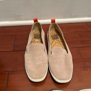 Suede slip on sneakers